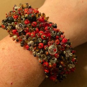 Red Beaded Bracelet
